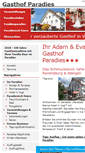 Mobile Screenshot of gasthof-paradies.de